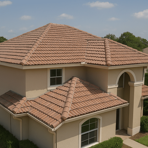 concrete roof tiles